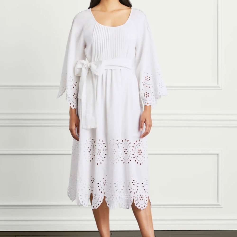 Hill House Home Cora Dress White NWT